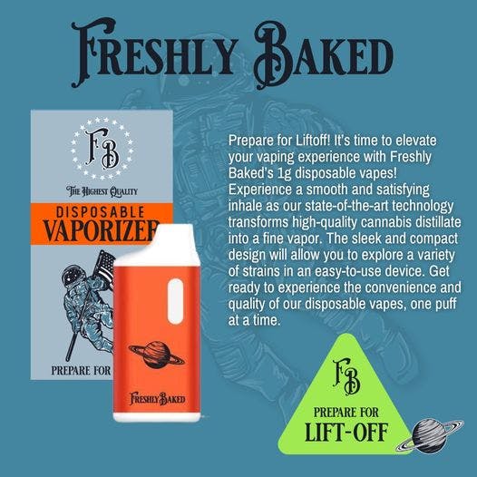 freshly baked disposable vape 2g Dispoable Vape With Screen Dual Chamber Wickless Cotton Free Postless -  Cart Peddler