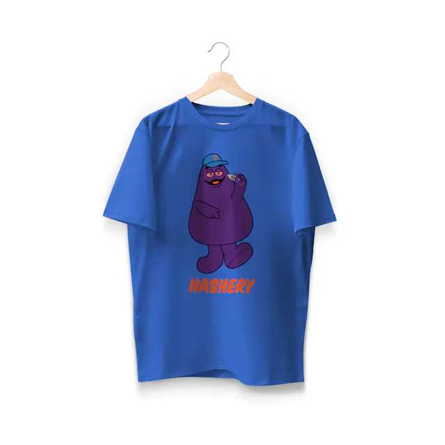 Hashery T-Shirt Grimmace (S) (apparel)