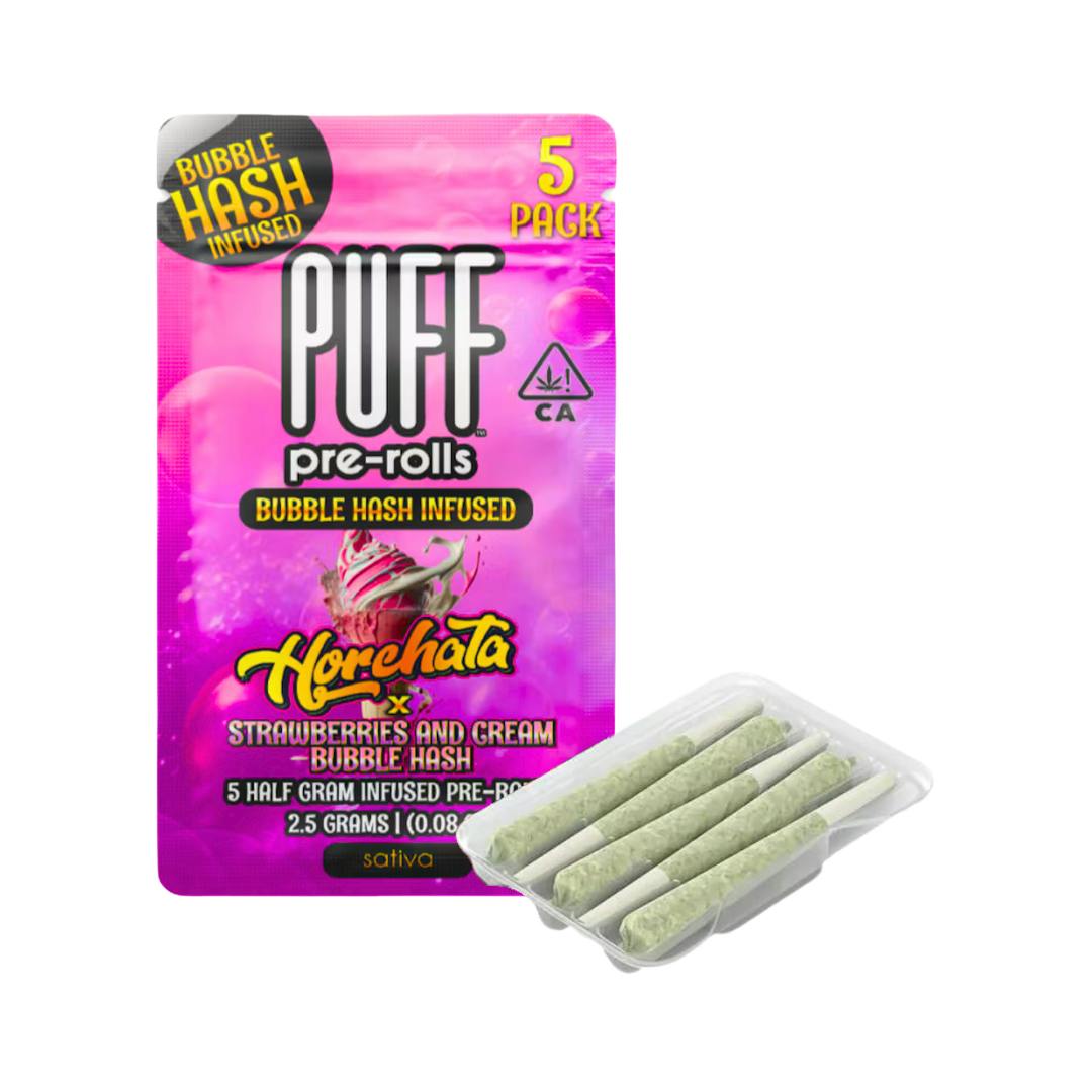 HORCHATA X STRAWBERRIES AND CREAM 5PK BUBBLE HASH PREROLL