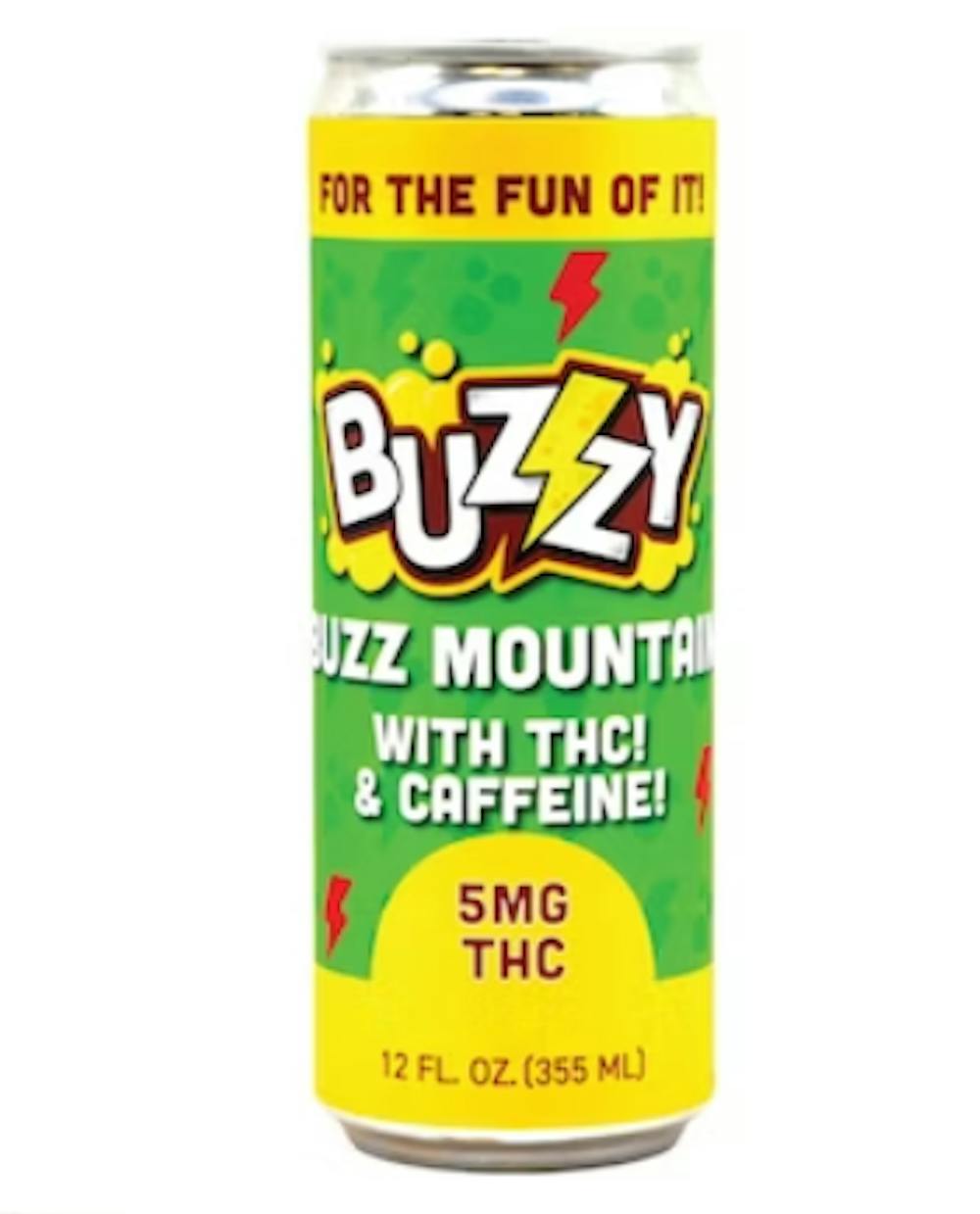 Product 5mg Buzzy Mountain Infused Soda w/ Caffeine