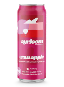 Ayrloom - 10mg THC 5mg CBD Infused Beverage - Cran Apple