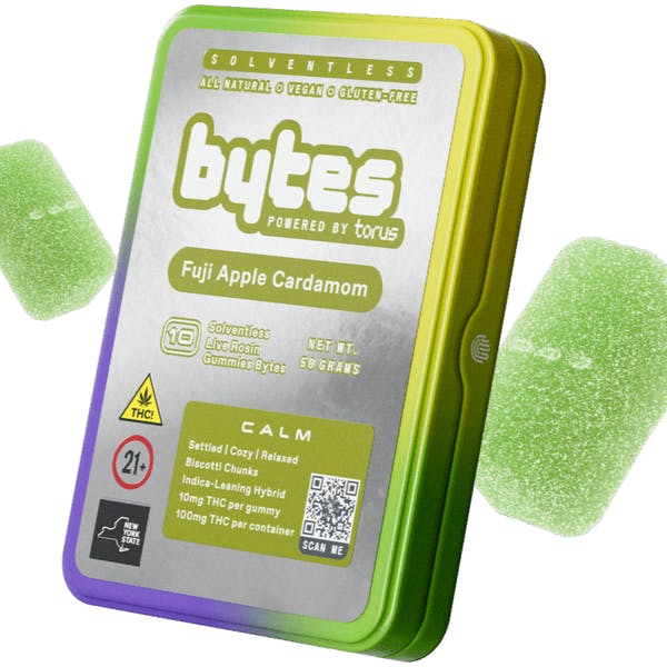 Bytes Fuji Apple Cardamom Live Rosin Gummies 10pk