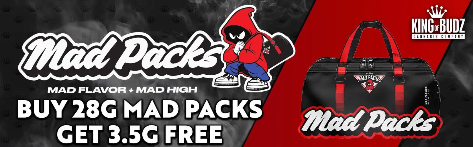 Mad Packs 28g Prepack - Buy an OZ Get Free 3.5g Prepack