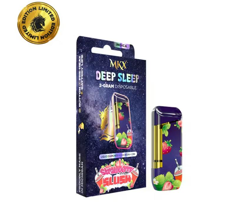 MKX - 2g Live Resin Disposable - Strawberry Slush (Deep Sleep)