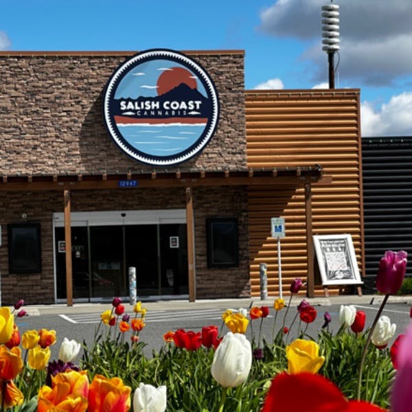 Cannabis Shop by the Tulip Fields in Washington State next to Swinomish Casino and Lodge