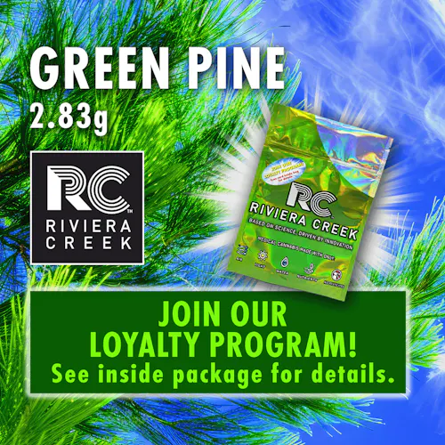 Riviera Creek | Green Pine 2.83g | Indica-active