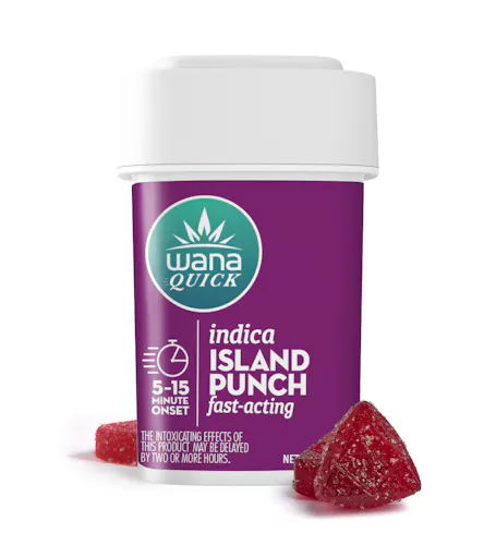 Quick Island Punch Indica Chews [10 Pack] | 100mg-active