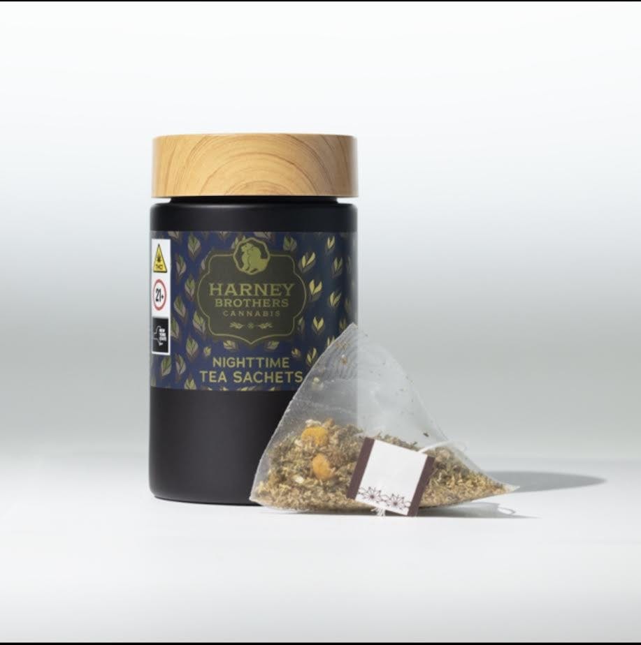 Harney Brothers Chamomile Mint NIGHTTIME Tea Sachets 8mg 5pk Sacred