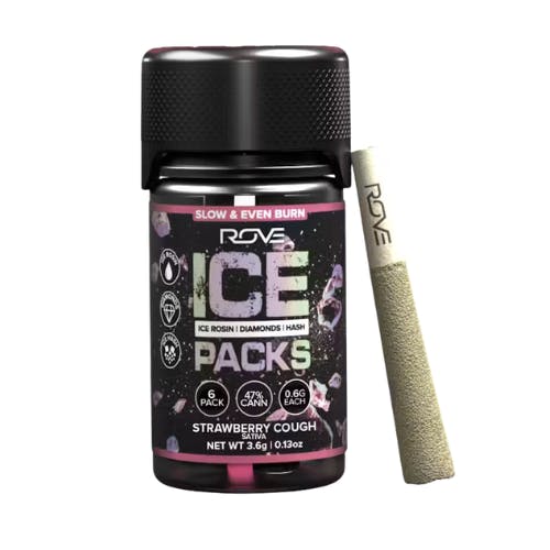 ACAPULCO GOLD ICE ROSIN, HASH DIAMOND INFUSED PREROLL 6PK-0