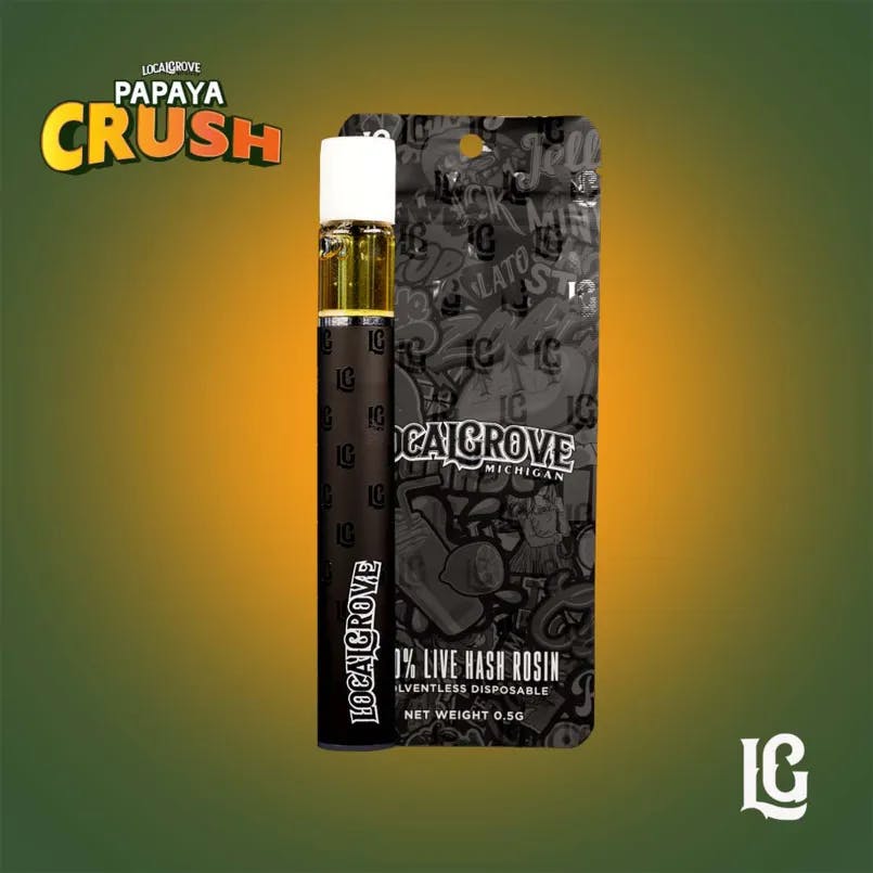 Local Grove - .5g Hash Rosin Disposable - Papaya Crush