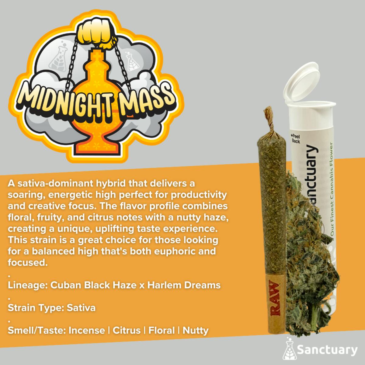 Sanctuary - Pre-Roll 1g - Midnight Mass