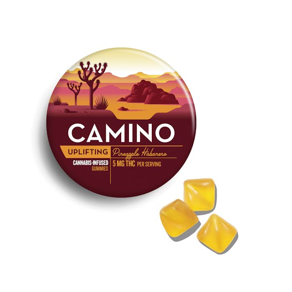 Pineapple Habanero (S) - 100mg 20pk (Uplifting) Gummies - Camino