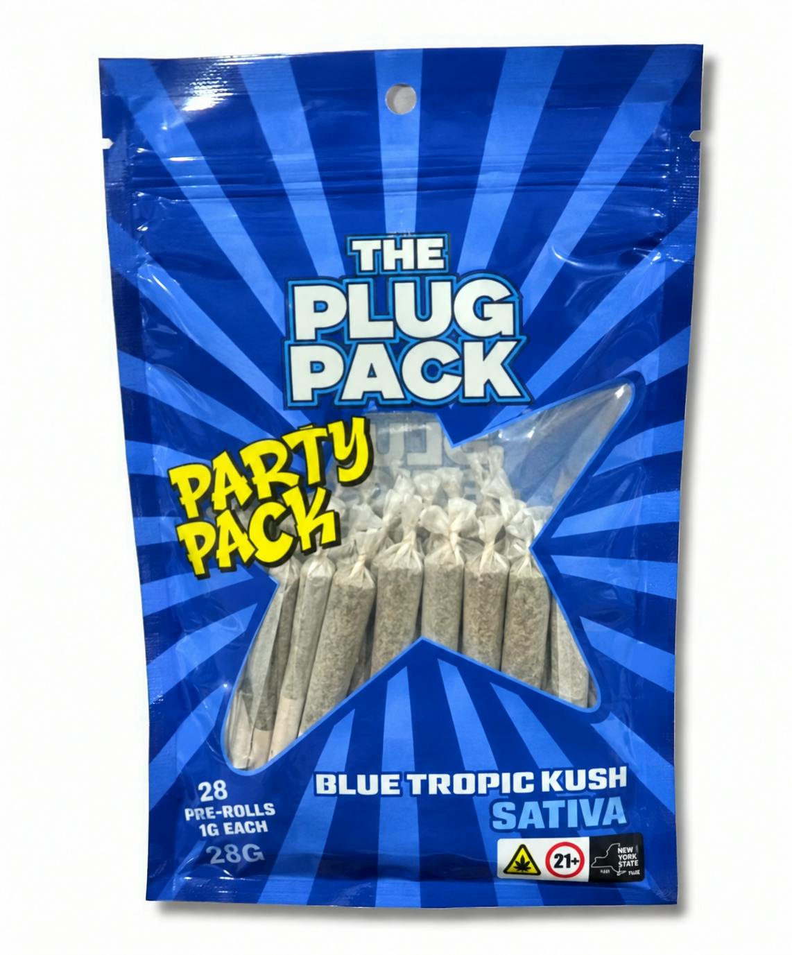 The Plug Pack | Blue Tropic Kush | Pre-Roll | 28 x