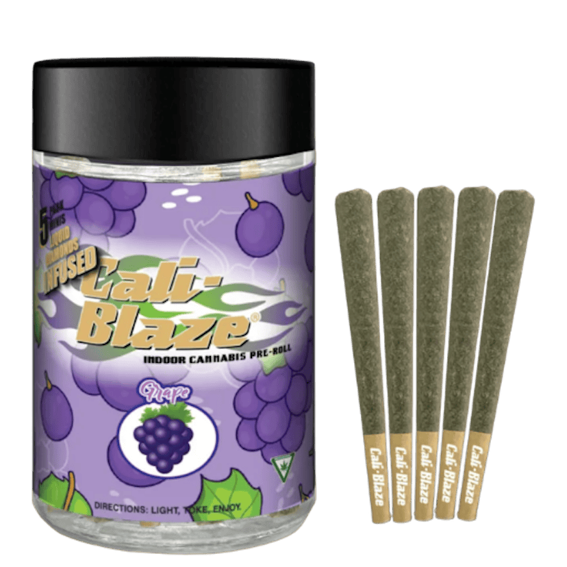 Cali Blaze x 5 Infused Pre-roll Pack | Grape