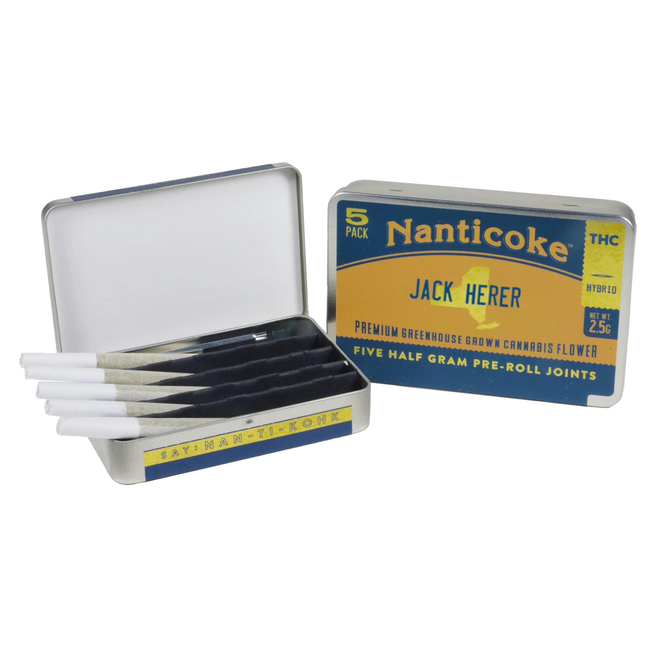 Nanticoke-Pre roll joint 5pk -Jack Herer