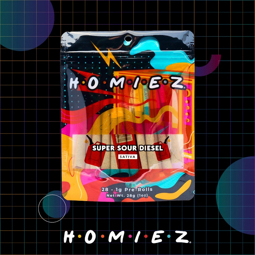 Homiez - Super Sour Diesel 28PK 1G Pre-Roll