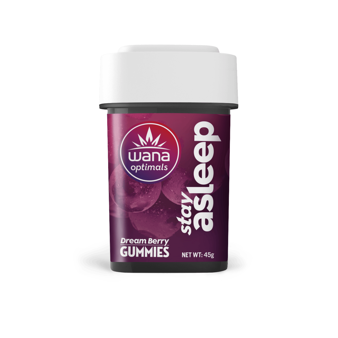 Product Wana Optimals - Dream Berry Stay Asleep CBD:THC:CBN:CBG Gummies (100mg 20pk)