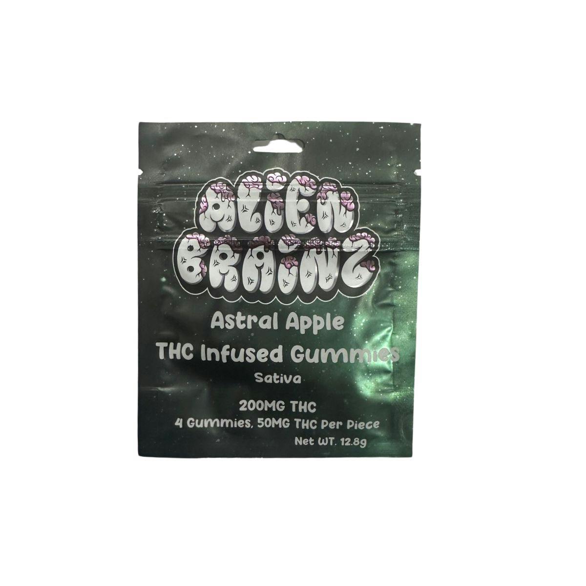Alien Brainz - 200mg Gummies - Astral Apple