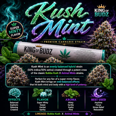 KOB - 1g Preroll - Kush Mints