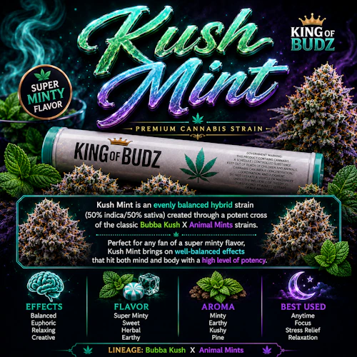 KOB - 1g Preroll - Kush Mints