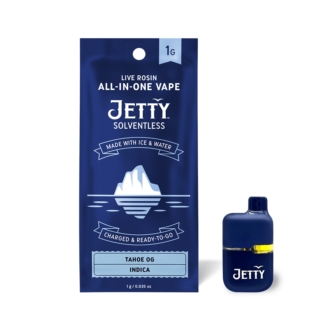 Jetty | Tahoe OG Live Rosin | Disposable Vaporizer | 1g