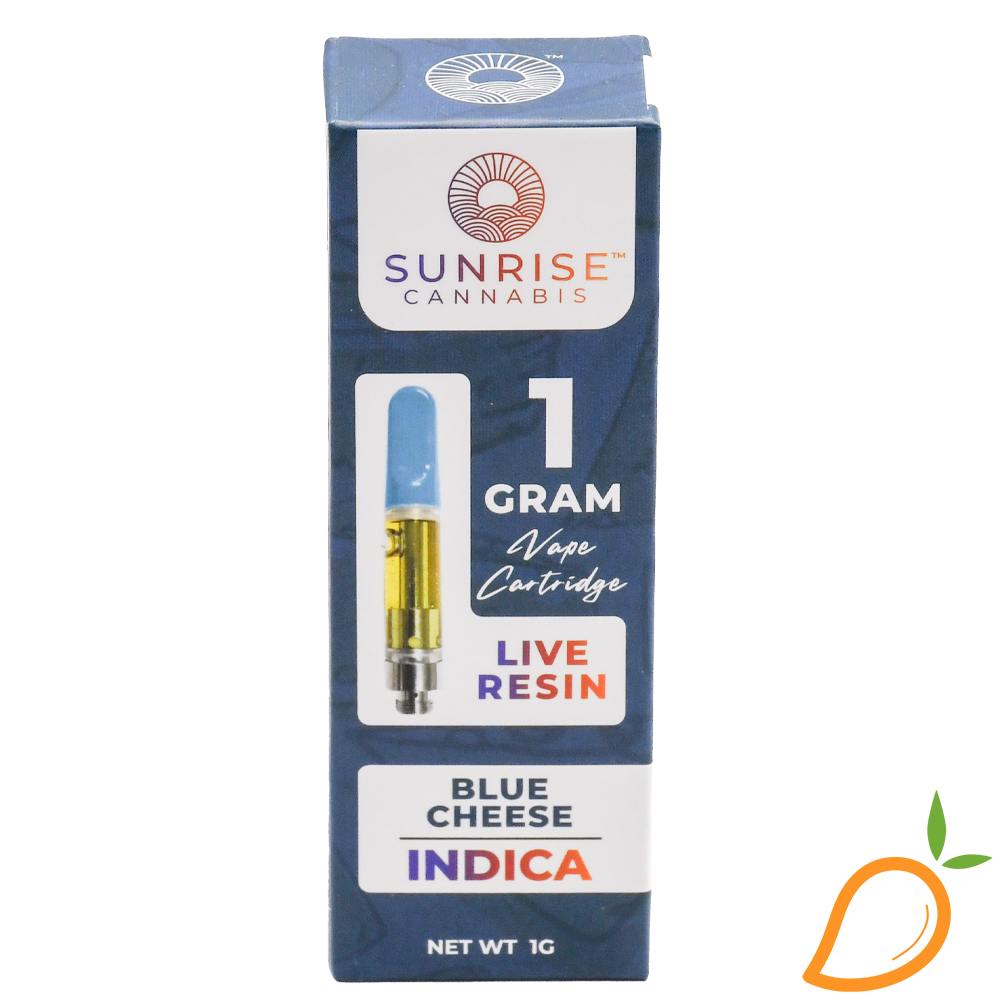 1g Blue Cheese Live Resin Vape Sunrise