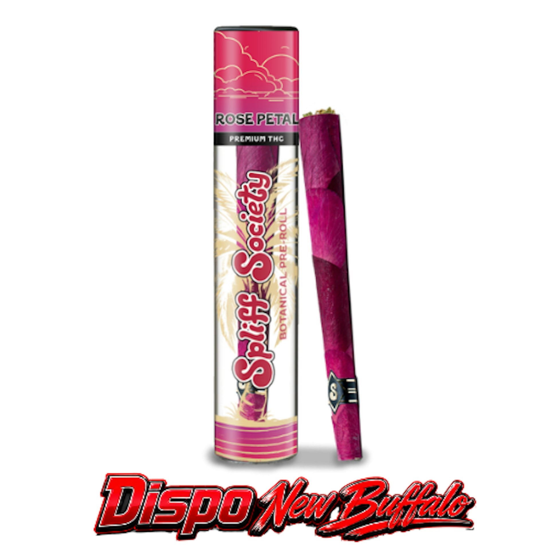 Spliff Society -  Rose Pedal Infused Pre-Roll