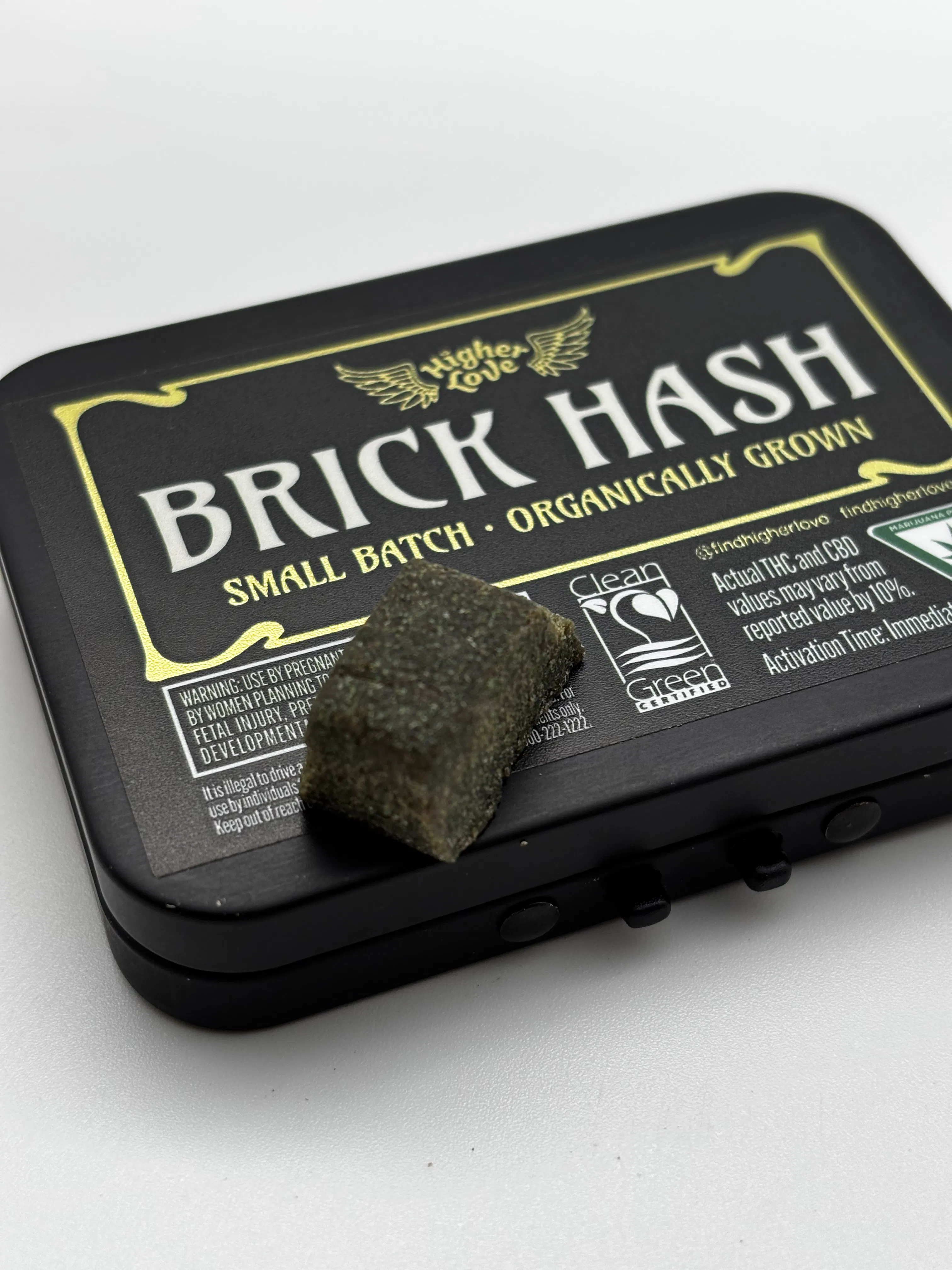 Higher Love GMO Brick Hash | 2g | Higher Love Houghton