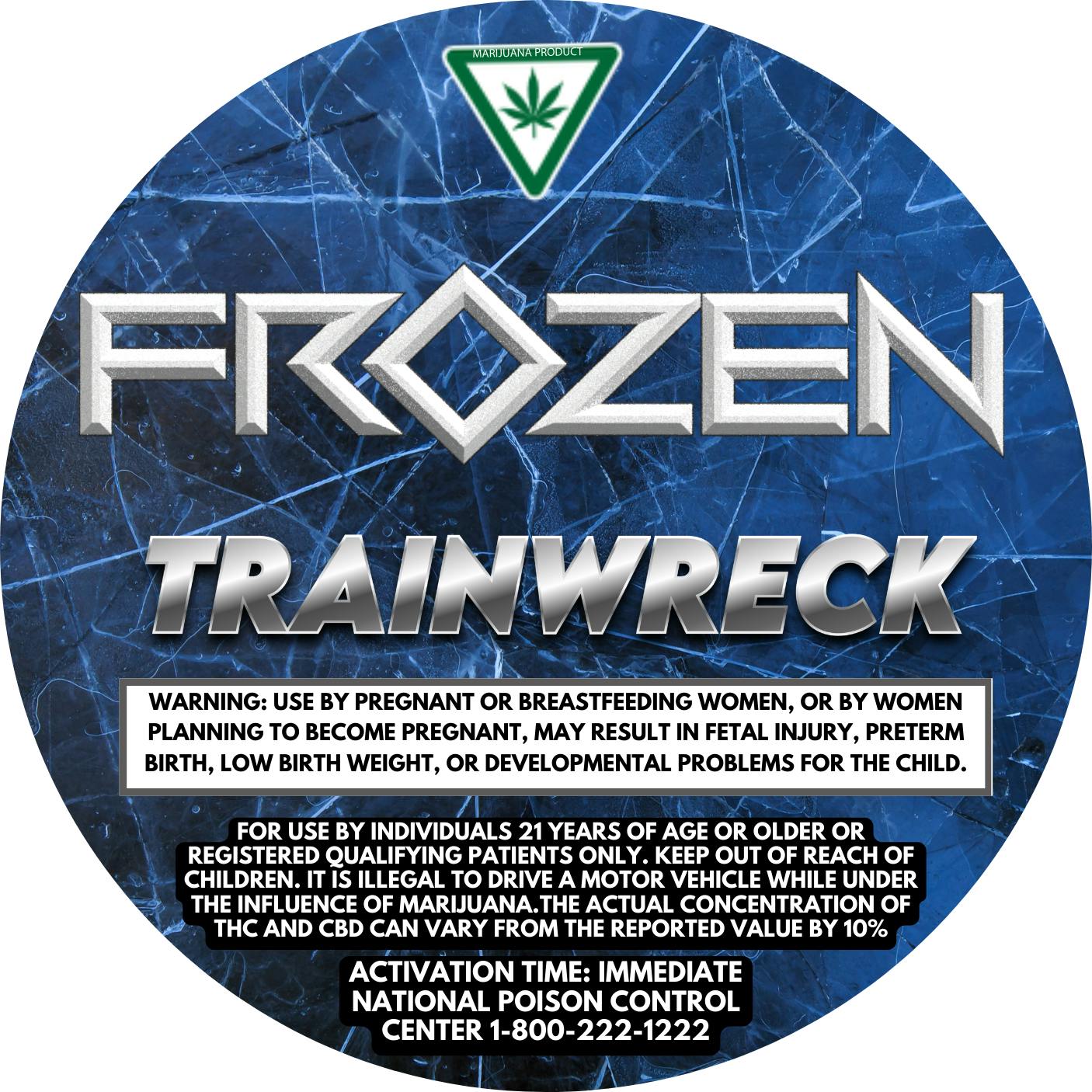 Product: Frozen | Live resin - 1g - Trainwreck