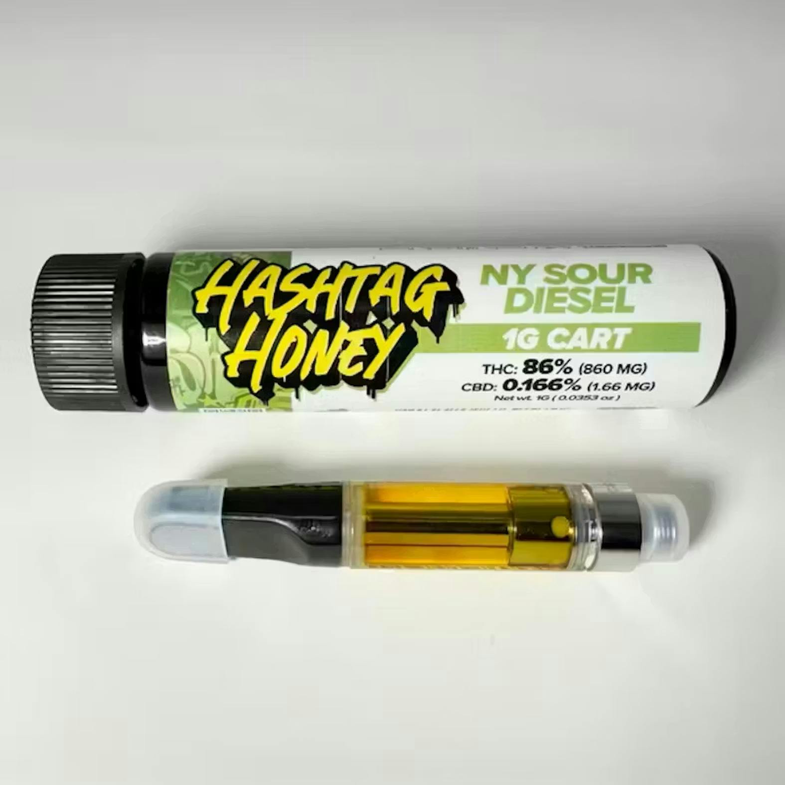 Hashtag Honey | NY Sour Diesel | Cart | 1g