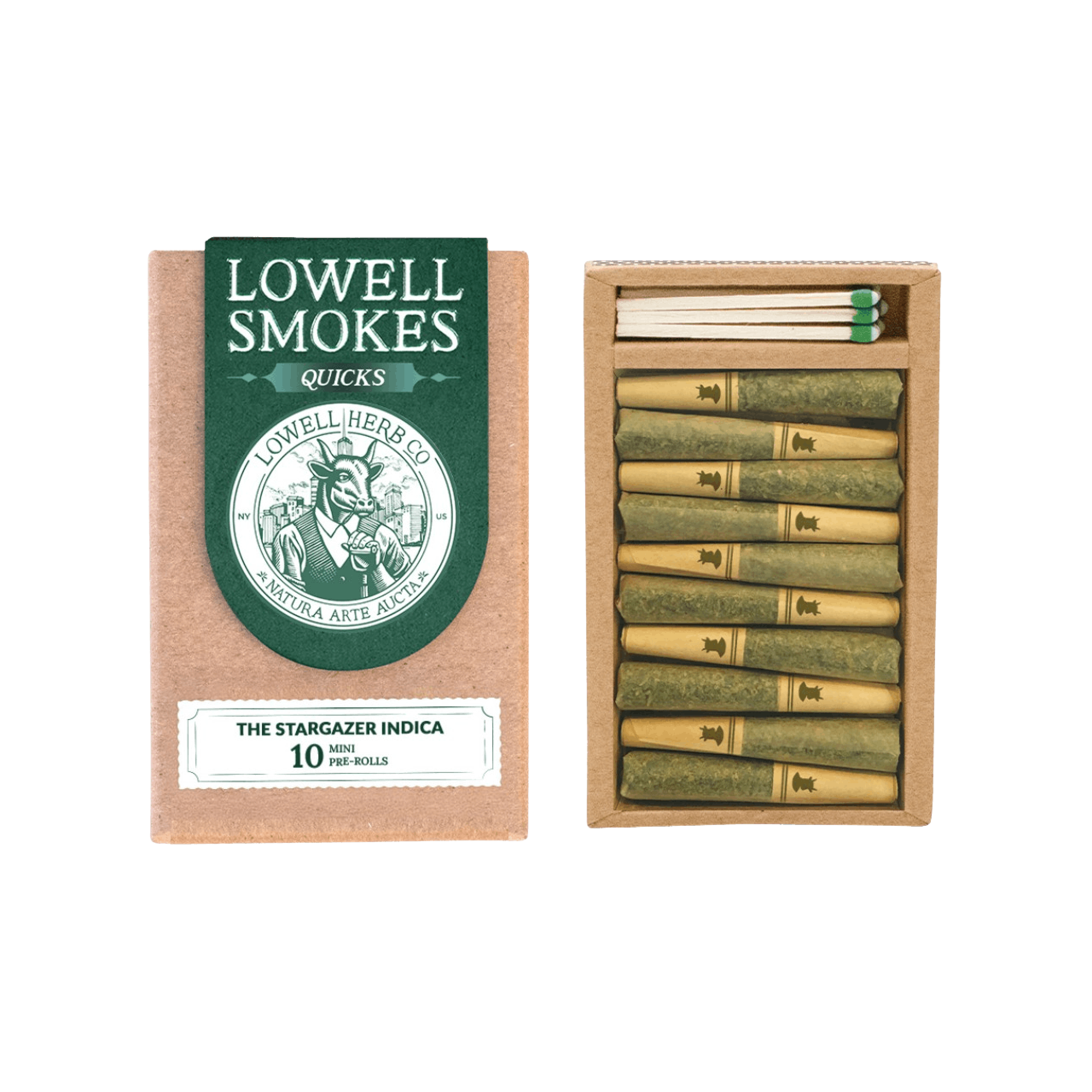 Lowell Smokes | 0.35g Pre-Roll 10 pack (3.5g) | Star Gazer