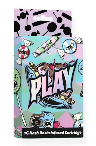 Play Z Hash Rosin Infused Cartridge Rec-active