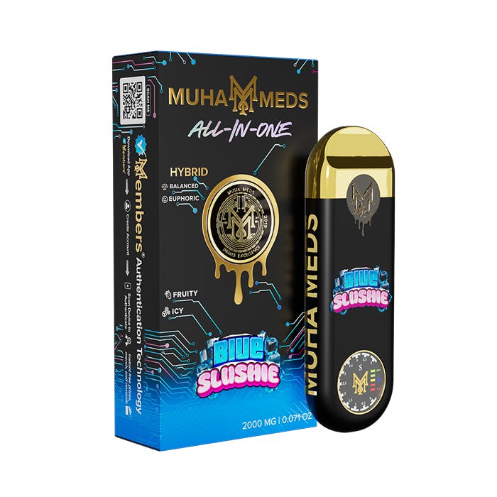 Muha Meds MUHA MEDS | BLUE SLUSHIE | V2 DISPOSABLE HYBRID — VAPORIZERS