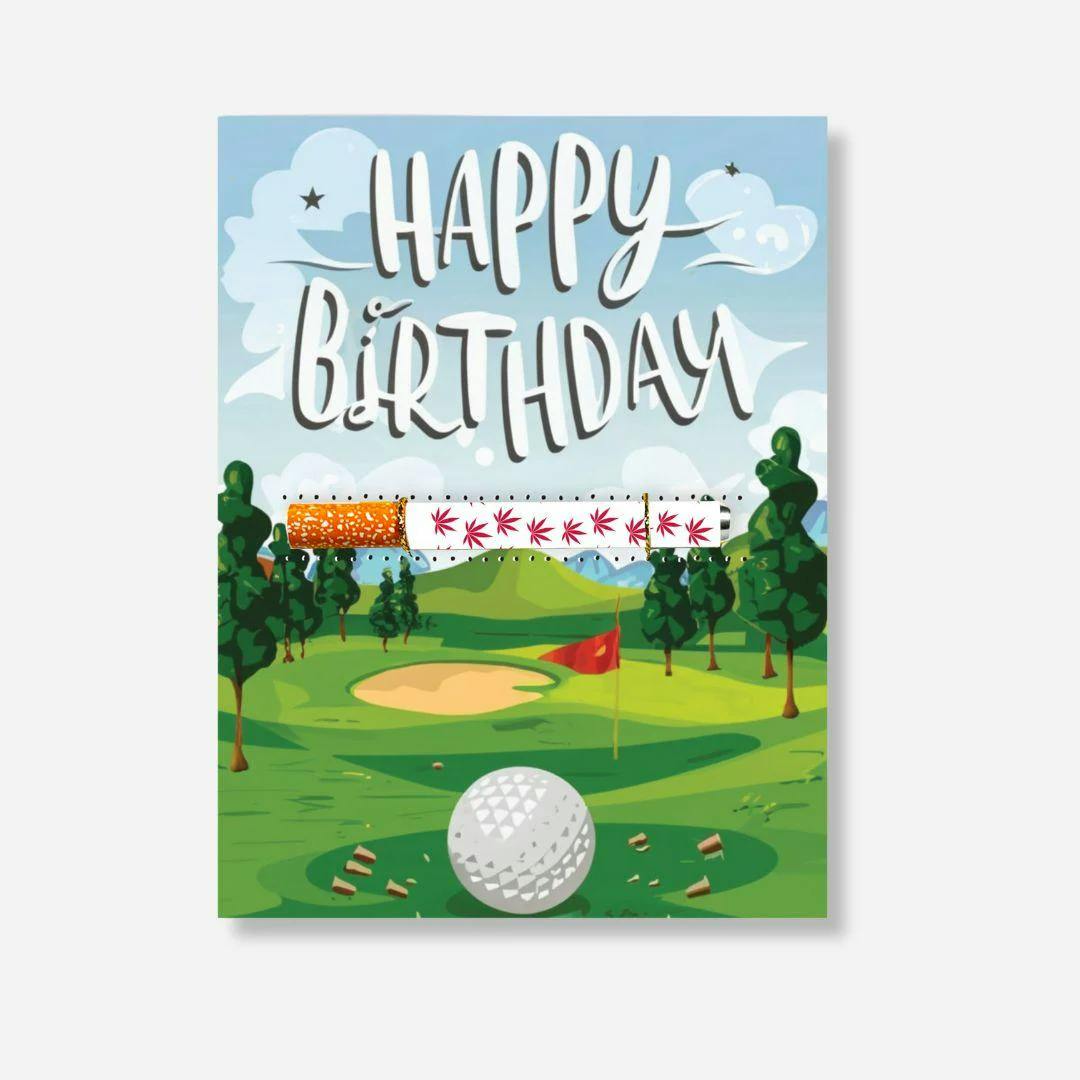 KushKards | Golf Birthday | One Hitter Cards
