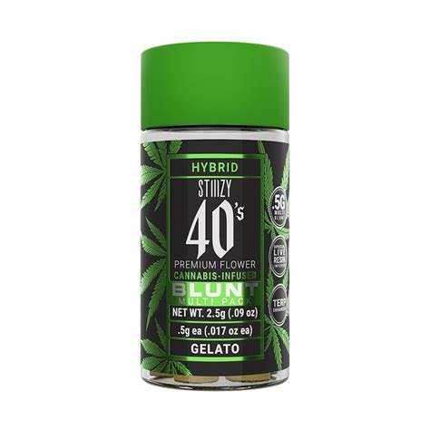 Stiiizy - 5-Pack .5g Live Resin Infused Blunts - Gelato