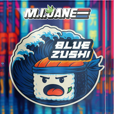 M.I Jane - 1.2g Preroll - Blue Zushi - PRE_ROLLS by M.I Jane at King of Budz