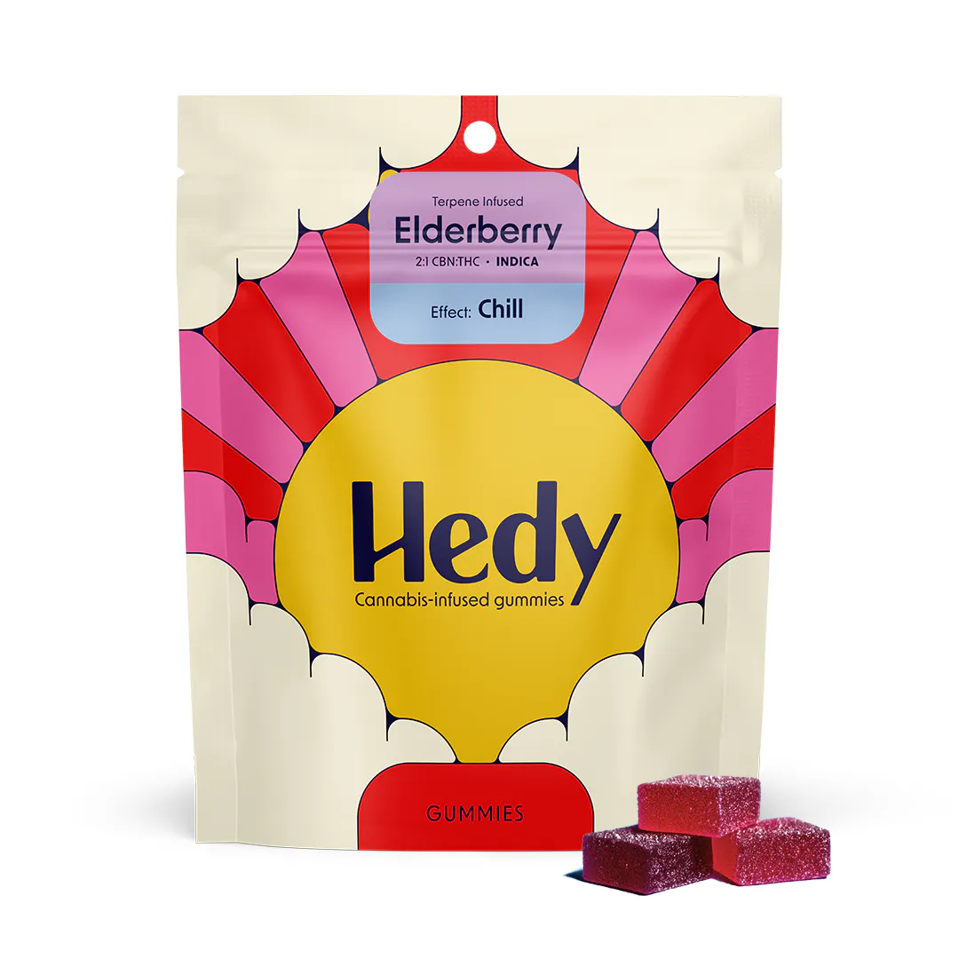 Hedy Effects Chill Elderberry (Indica) - 100mg | TGS Wewatta St