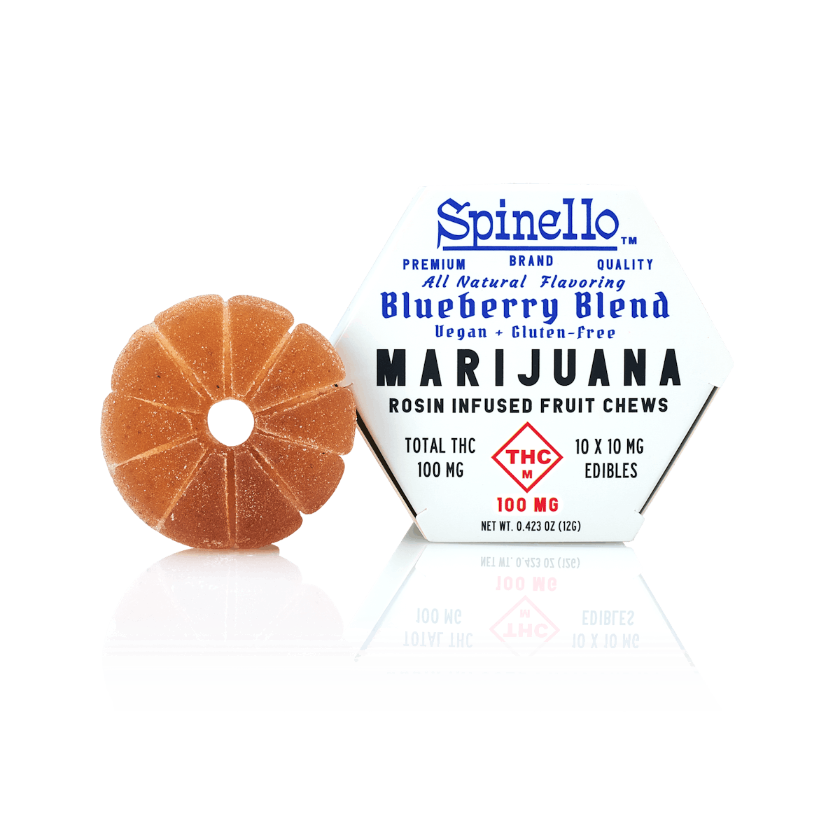 Photo of Blueberry Fruit Chew Rosin Gummies 10pk | 100mg