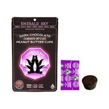 PEANUT BUTTER INDICA DARK CHOCOLATE CUPS