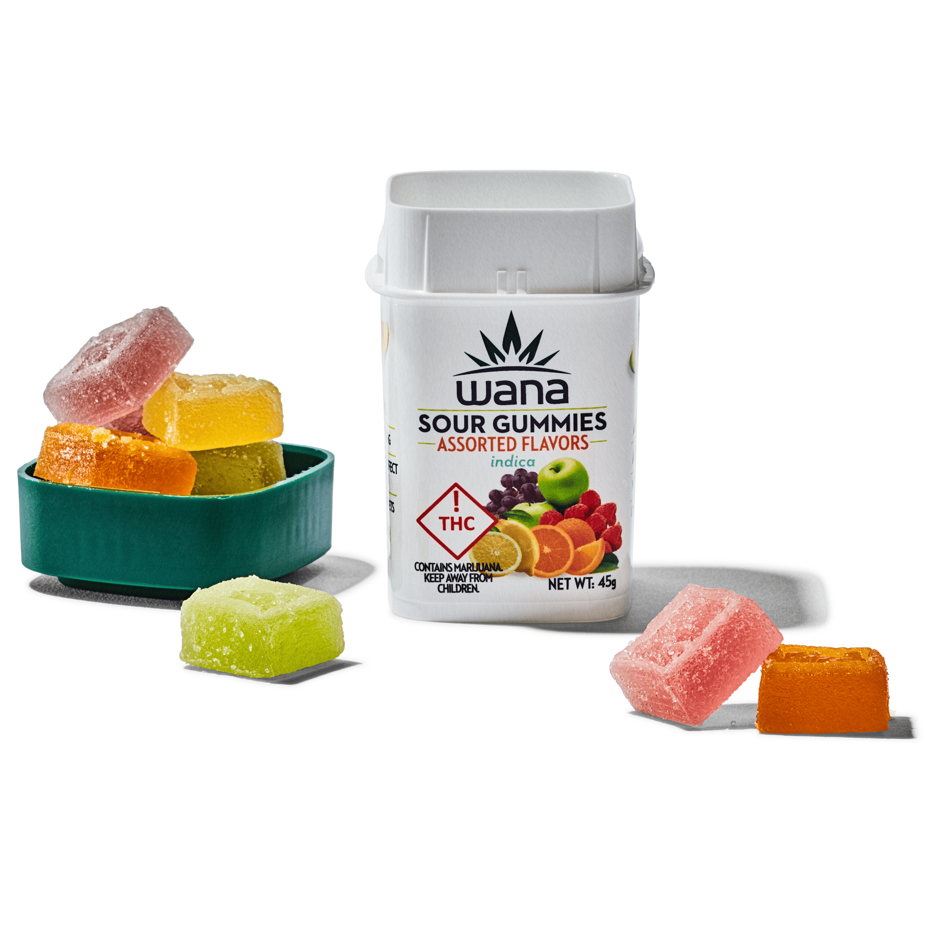 Wana Sour Gummies 100mg (Indica)
