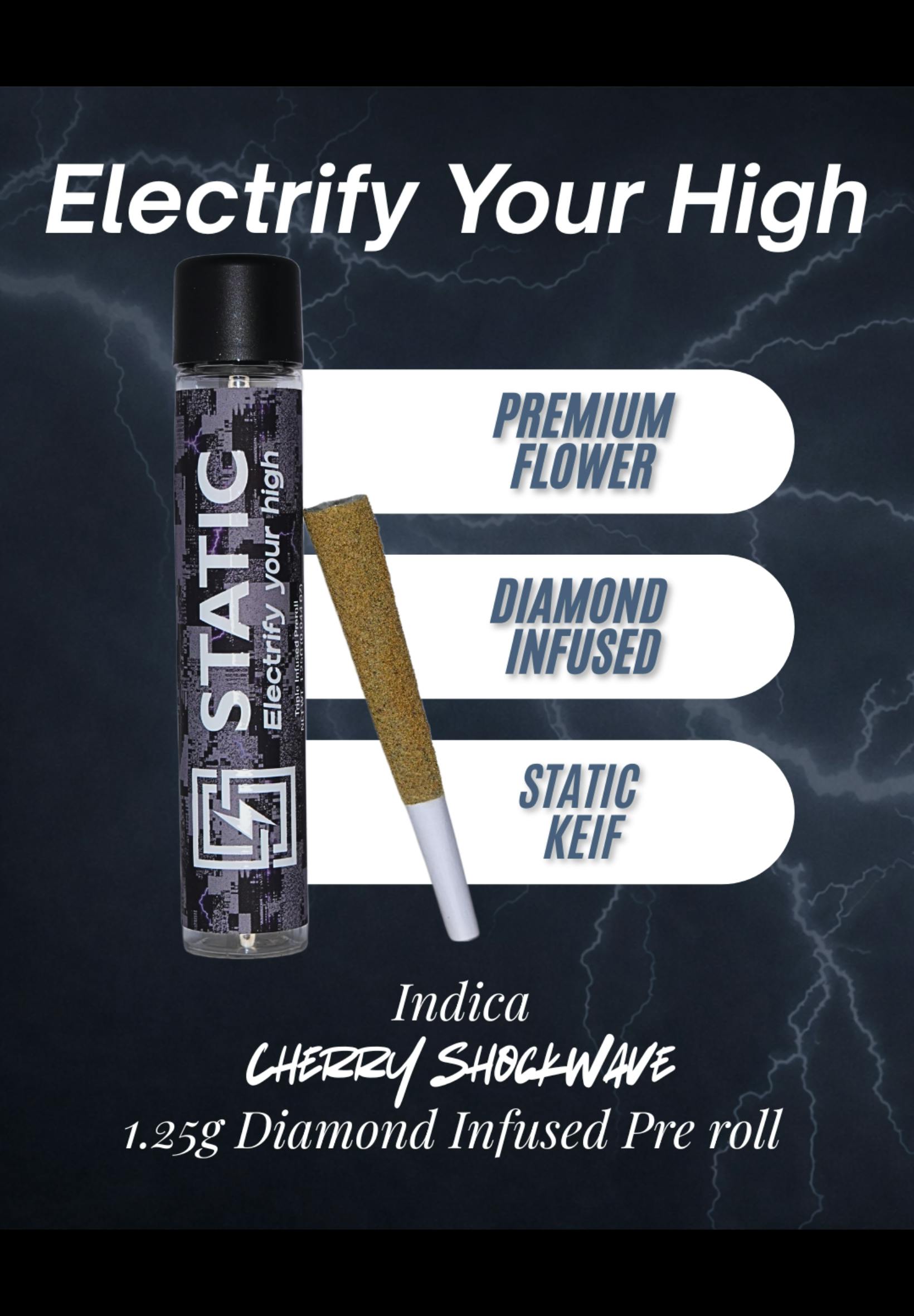 Static | Cherry Shockwave | Infused Preroll