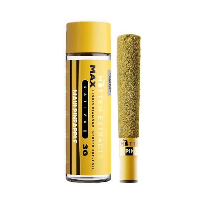Mitten Extracts - 3g Infused Preroll - Maui Pineapple (S)