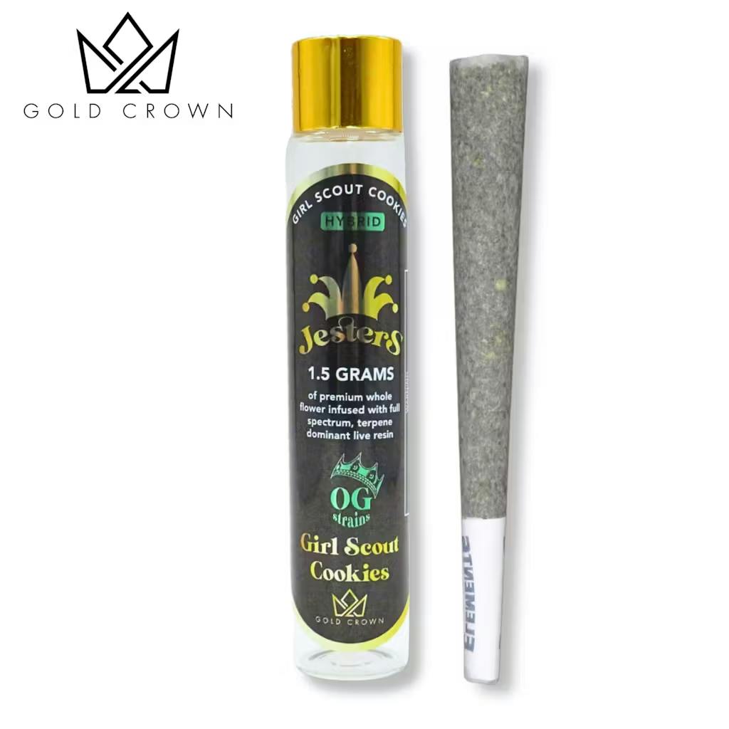 OG Jesters - 1.5g Infused Preroll - Girl Scout Cookies