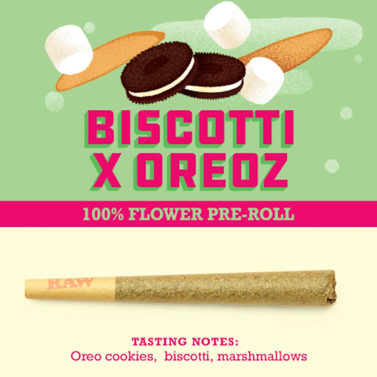 Photo of Paper Crane Biscotti x Oreoz 1g Preroll