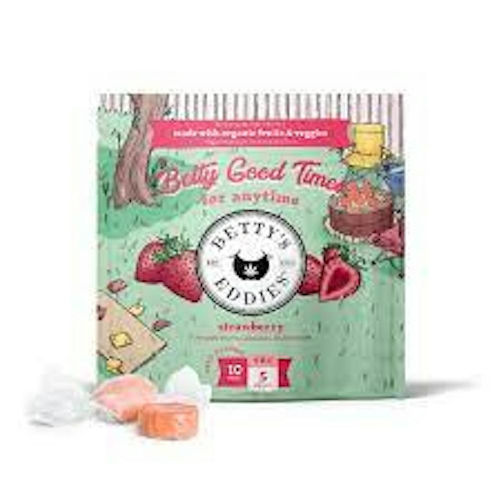 Product 5mg Betty's Eddies Strawberry Fruit Chews 10pk