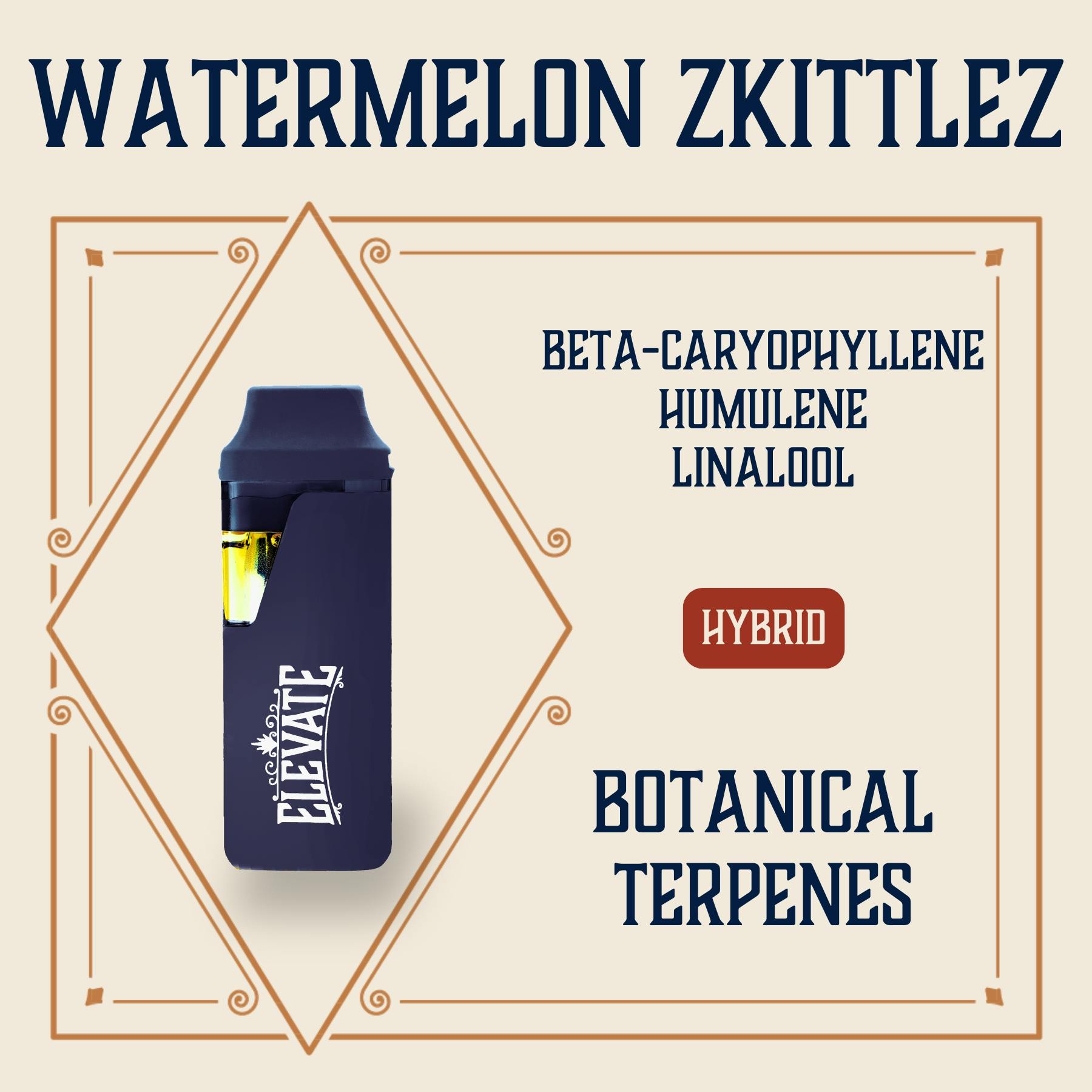 Watermelon Zkittles Botanical Min-E-Bar | 0.5g | Key Missouri (Springfield)