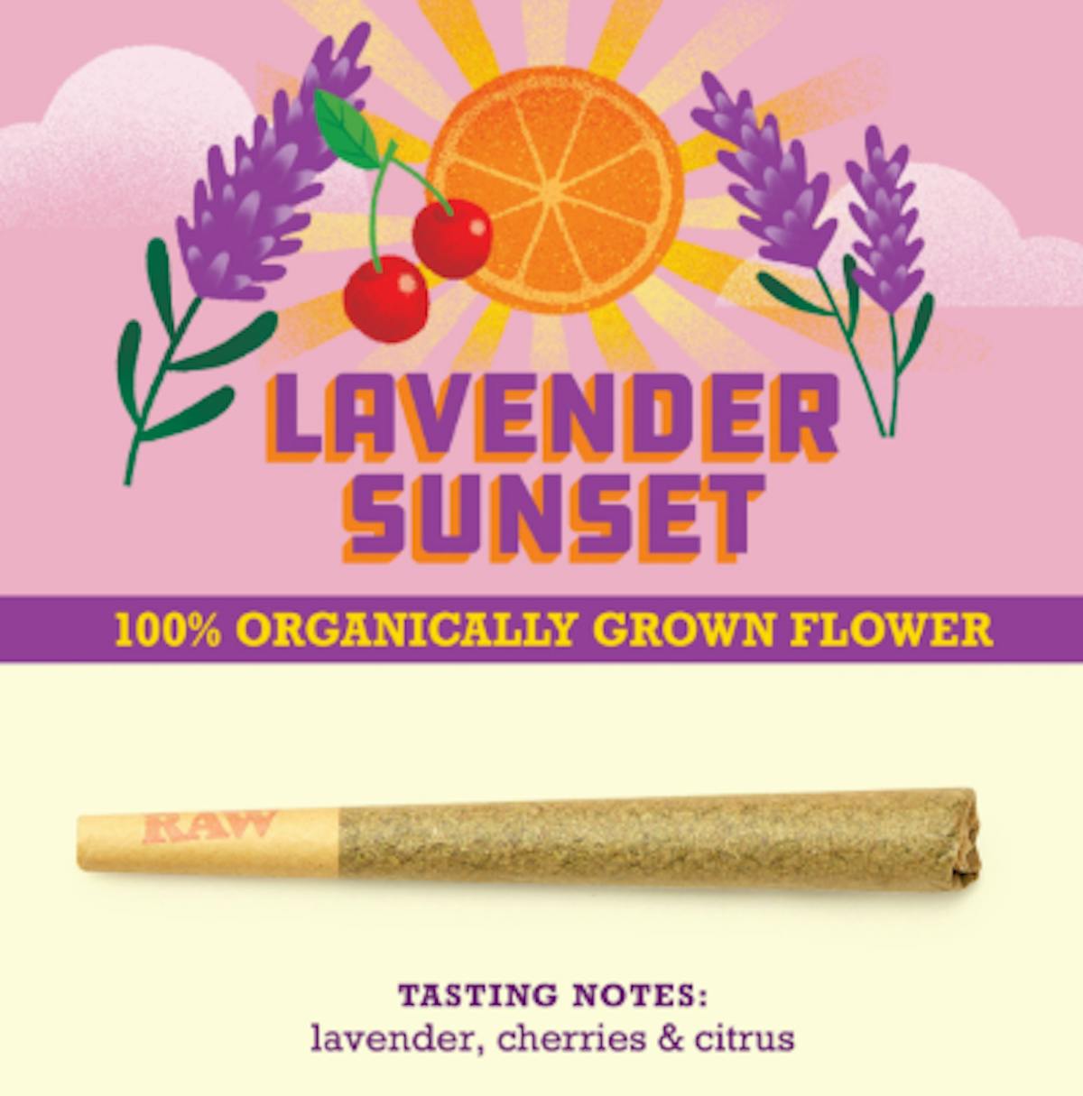 Photo of Paper Crane Lavender Sunset Preroll