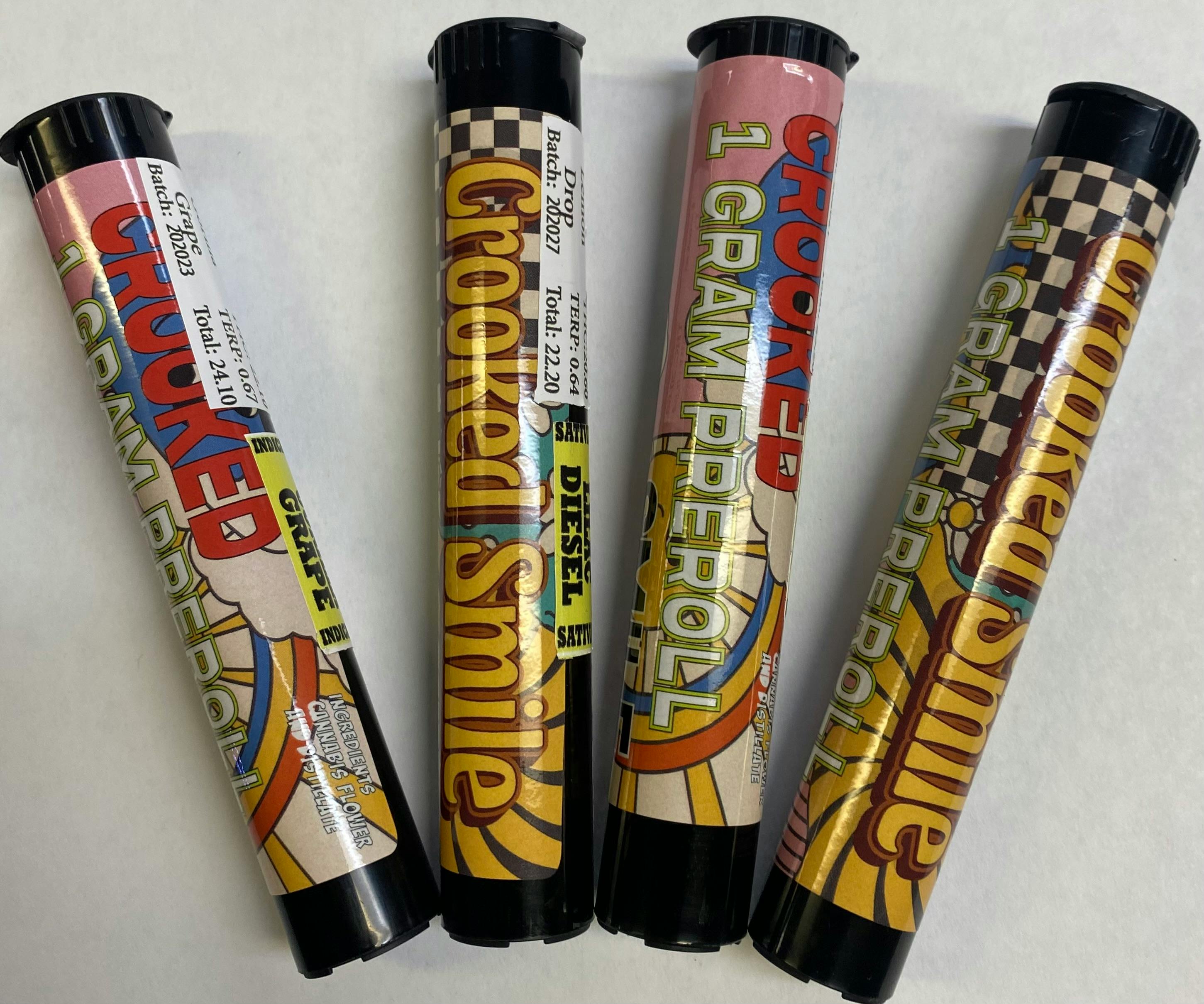 Crooked Smile Infused Pre-Roll Jack Herer (H) - Star Buds Cannabis
