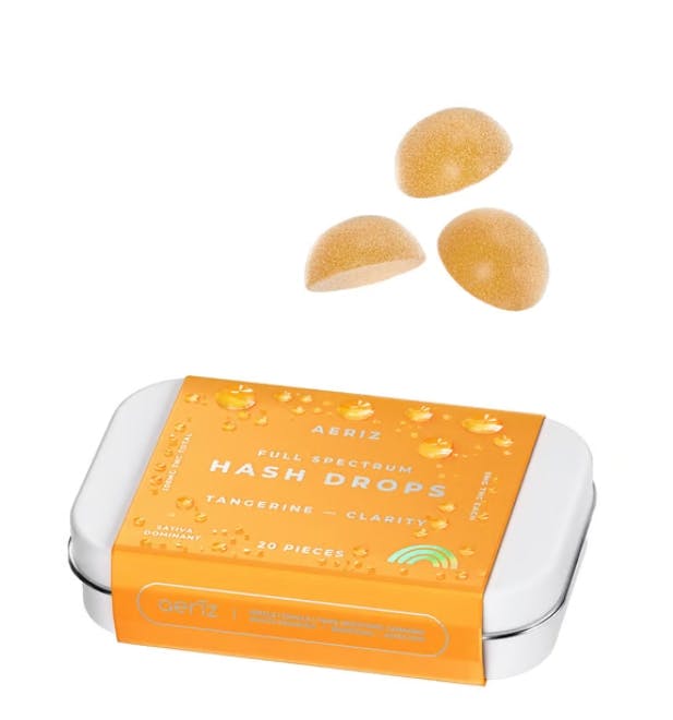 Product AZ Hash Drops Gummies - Tangerine 100mg (20pk)