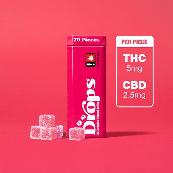 Mule 100mg 1:1:1:2 THC:CBD:CBN:CBG SOUR BLUE RAZZ LEMON “DAY QUAD